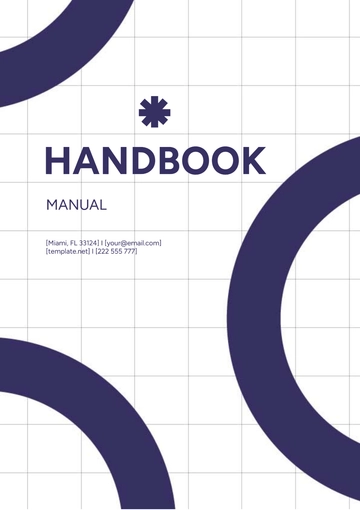 Free Handbook Manual Template to Edit Online
