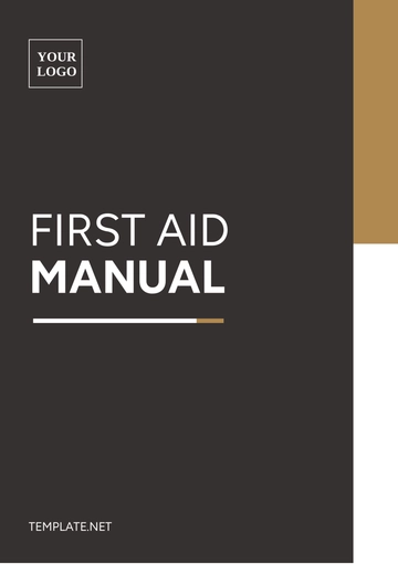 Free First Aid Manual Template to Edit Online