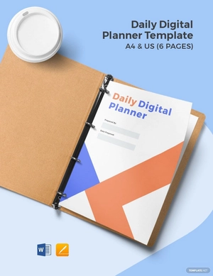 Daily Digital Planner Template