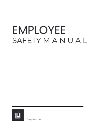 Free Employee Safety Manual Template to Edit Online