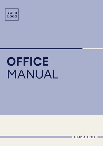 Free Office Manual Template to Edit Online
