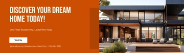 Free Dream Home Finder Billboard Template to Edit Online