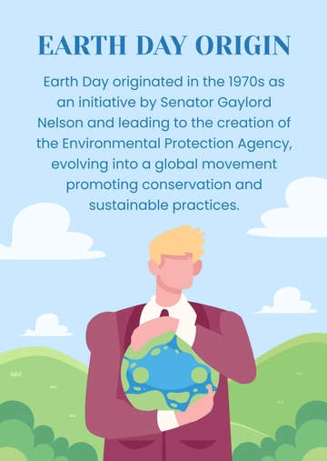 Free Earth Day Origin Template to Edit Online