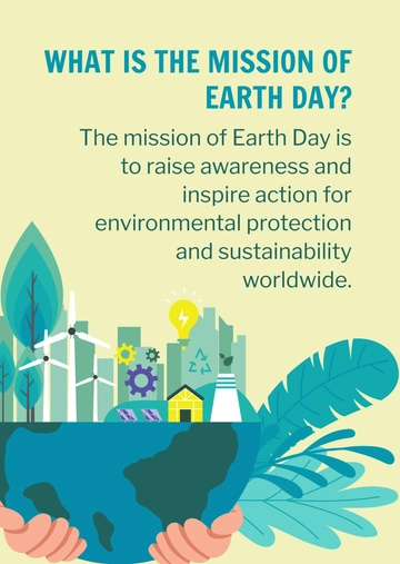 Free What is the mission of Earth Day? Template to Edit Online