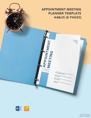 Appointment Meeting Planner Template