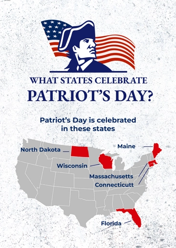 Free What States Celebrate Patriot's Day? Template to Edit Online