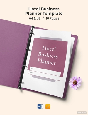 Hotel Business Planner Template