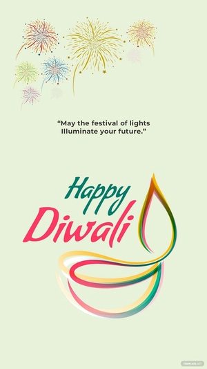 Happy Diwali Instagram Story Template