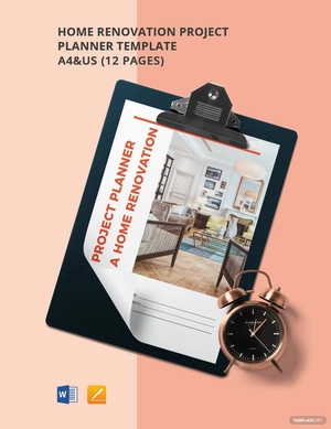 Home Renovation Project Planner Template