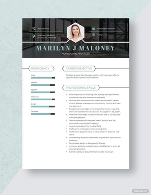 Nurse Care Manager Resume