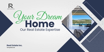 Free Real Estate Blog Banner Template to Edit Online