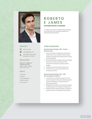 Network Project Manager Resume