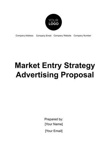 Free Market Entry Strategy Advertising Proposal Template to Edit Online