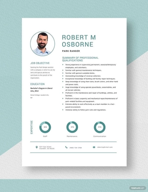 Park Ranger Resume