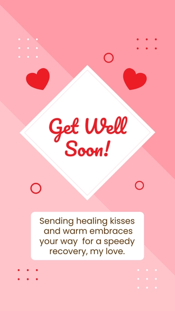 Free Get Well Soon Romantic Quote to Edit Online