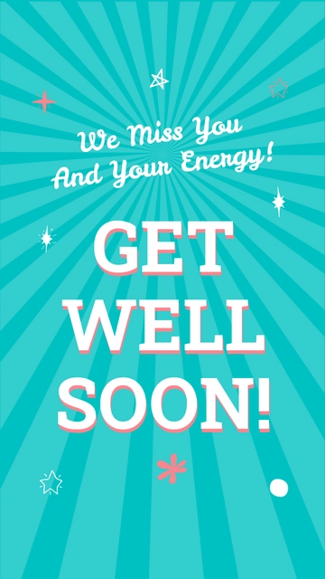 Free Doodle Get Well Soon Card to Edit Online