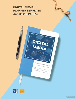 Digital Media Planner Template