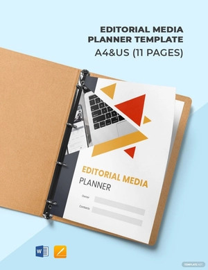 Editorial Media Planner Template