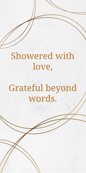 Free Bridal Shower Thank You Tag Template to Edit Online