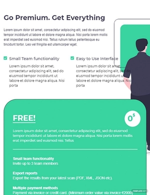 Creative Pricing Page Template