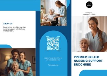 Free Premier Skilled Nursing Support Brochure Template to Edit Online