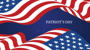Free Patriots Day Flag Template to Edit Online