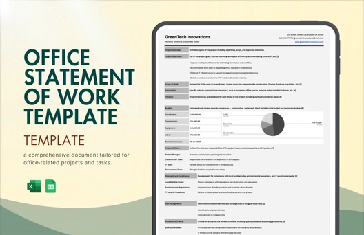 Office Statement of Work Template