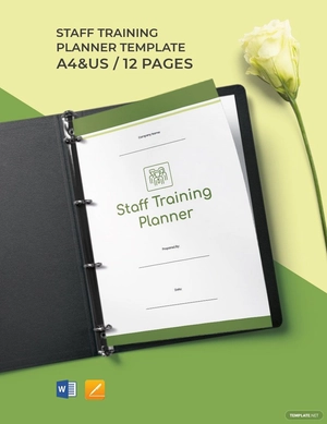 Staff Training Planner Template