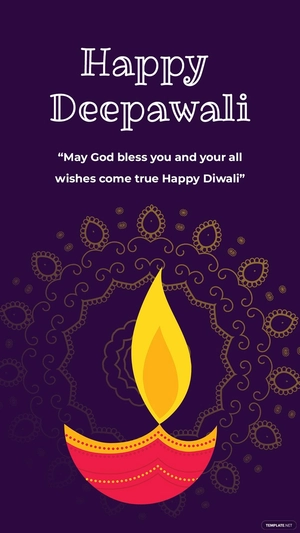 Happy Deepawali Instagram Story Template