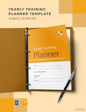 Yearly Training Planner Template