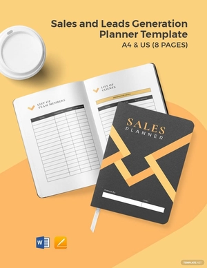 Sales and Leads Generation Planner Template