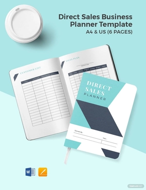 Direct Sales Business Planner Template