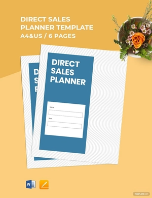 Printable Direct Sales Planner Template