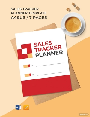 Sales Tracker Planner Template