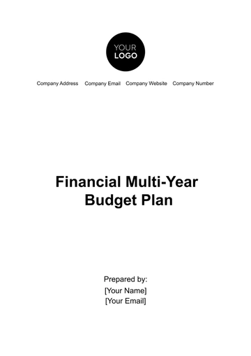 Free Finance Multi-Year Budget Plan Template to Edit Online