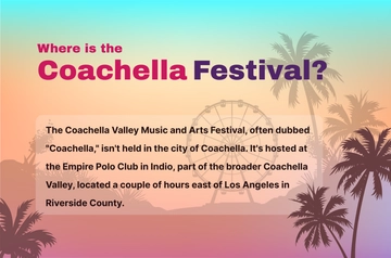 Free Where is Coachella Festival? Template to Edit Online
