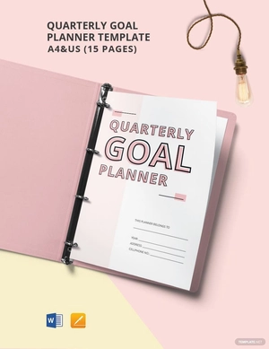 Quarterly Goal Planner Template