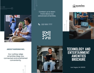 Free Technology and Entertainment Amenities Brochure Template to Edit Online