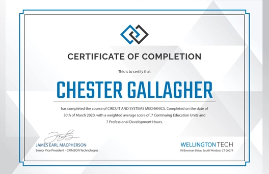 HVAC Experience Certificate Template