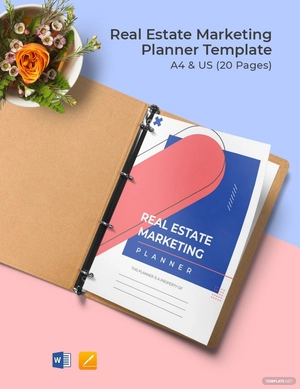 Real Estate Marketing Planner Template