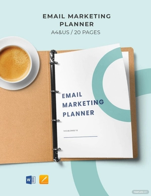 Email Marketing Planner Template