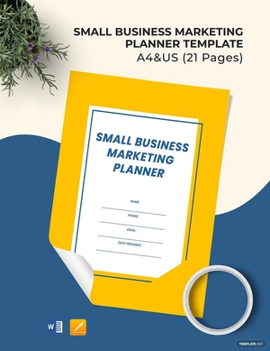 Small Business Marketing Planner Template
