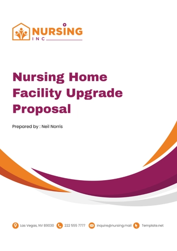 Free Nursing Home Facility Upgrade Proposal Template to Edit Online