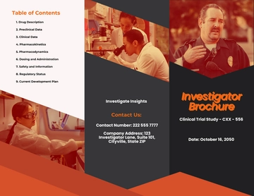 Free Investigator Brochure to Edit Online