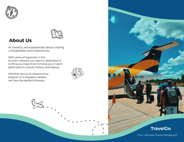 Free Tourist Brochure to Edit Online