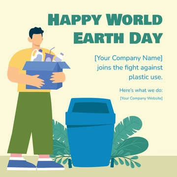 Free World Earth Day Post Template to Edit Online