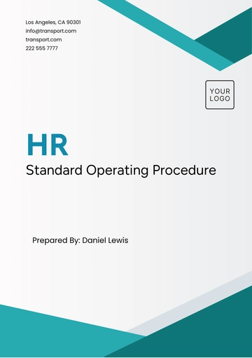 Free HR SOP Template to Edit Online