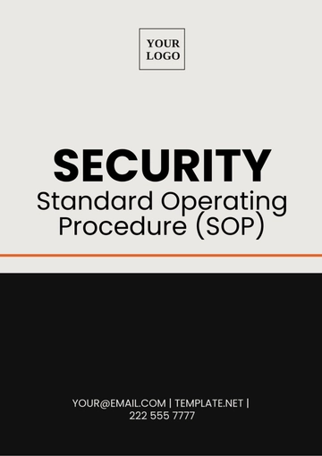 Free Security SOP Template to Edit Online