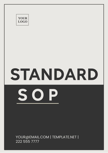 Free Standard SOP Template to Edit Online
