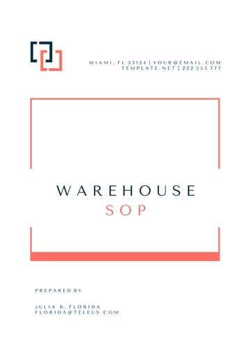 Free Warehouse SOP Template to Edit Online